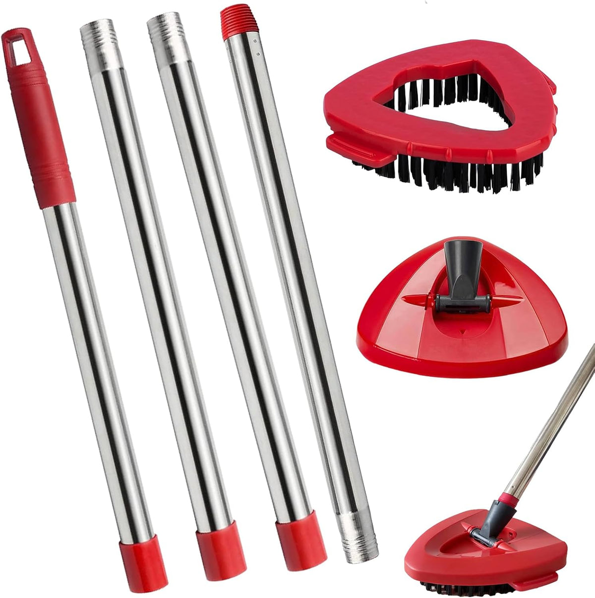 Spin Mop Replacement Handle and Mop Base Replacements for OCeda EasyWring 1-Tank Spin Mop