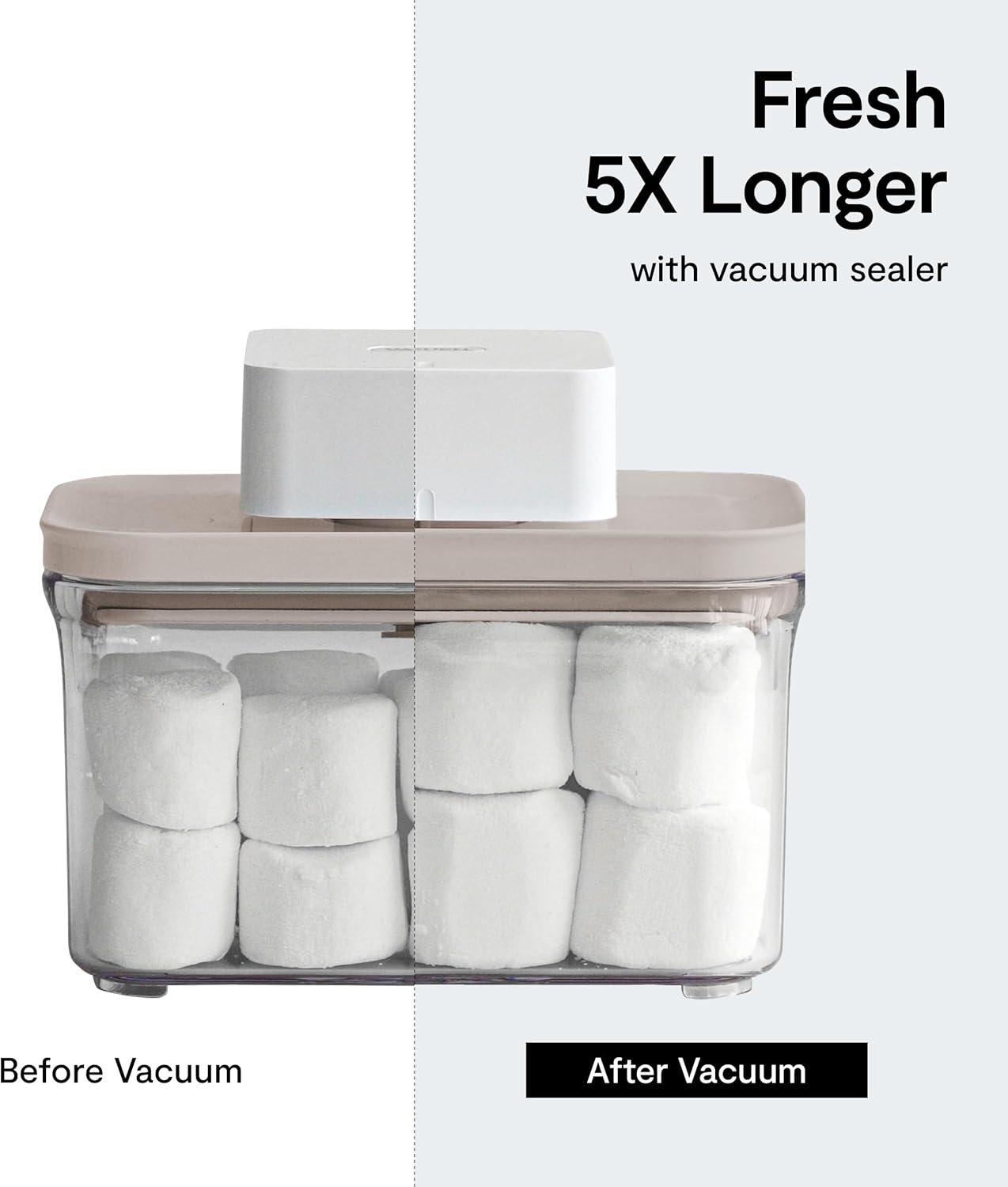 VAKUEN Premium Airtight Food Storage Container. Special Edition Mercury Color 8P/Set. 7pcs