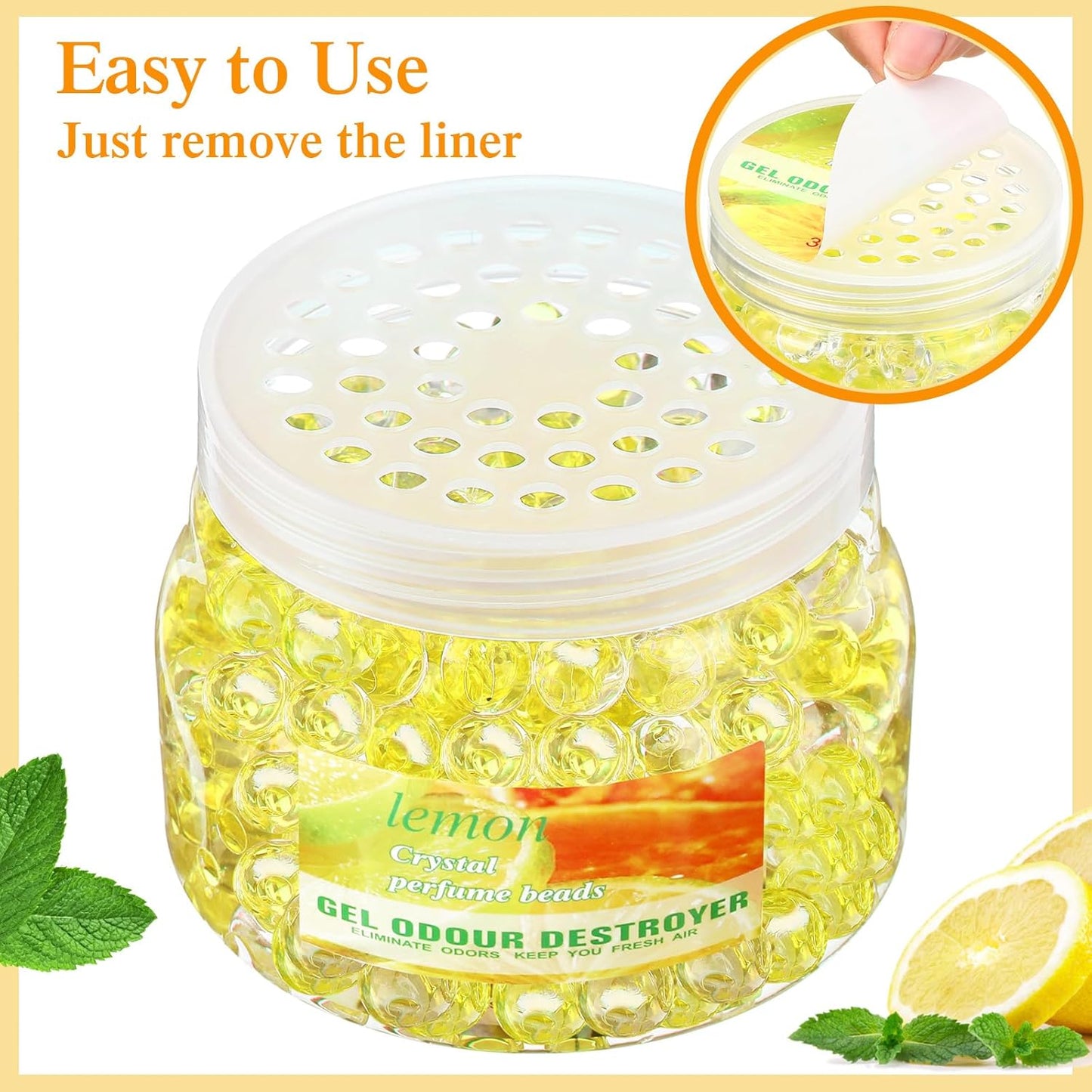 9 Pack Odor Eliminator Gel Beads Bulk 10 Ounces Air Freshener Gel Beads Odor Eliminator for Home