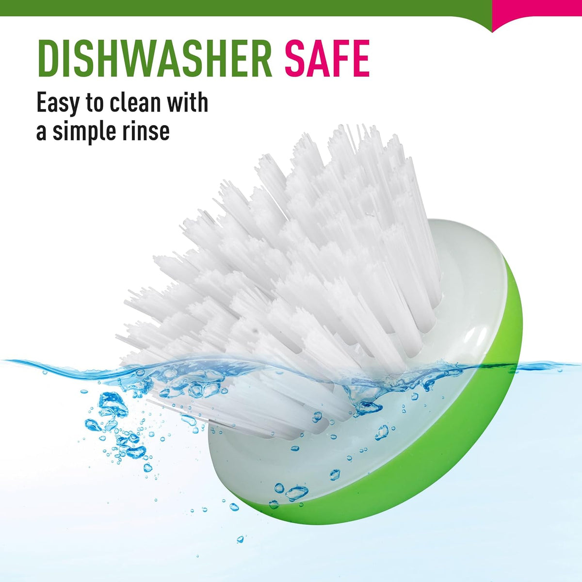 Vegetable Brush Scrubber for Food – 2Pcs Set Fruit and Veggie Brush – Silicone Top and Ultra-Strong