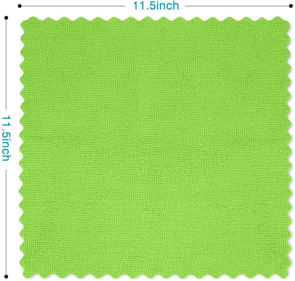 Orighty Microfiber Cleaning Cloth, 24 Pack Highly Absorbent Cleaning Supplies, Reusable Clean Rags