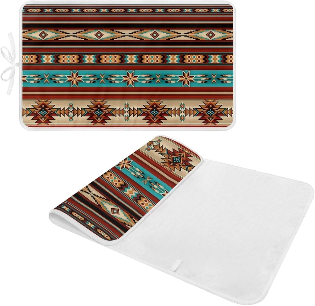 Aztec Ironing Mat Ironing Board Pad Heat Resistant, Portable, Quilting & Travel Blanket 32 x 16