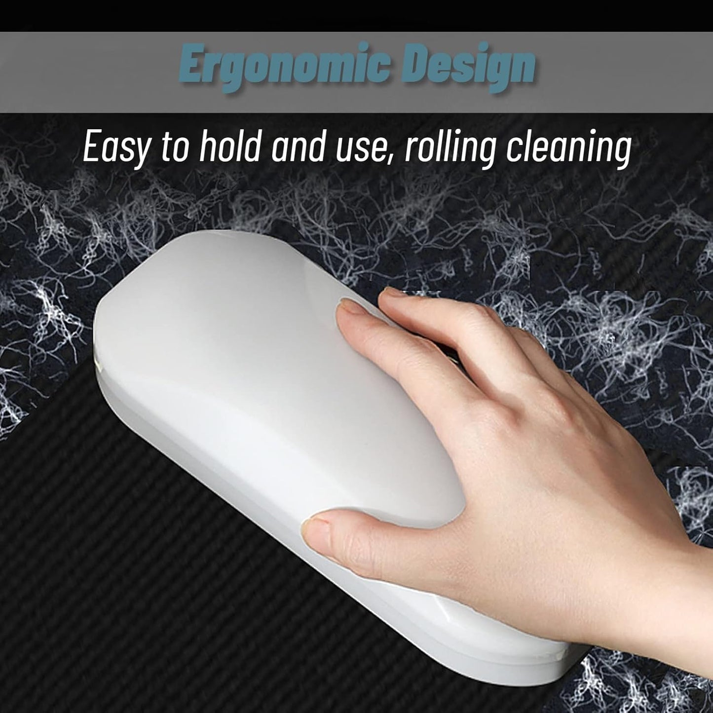 Handheld Crumb Sweeper, Carpet Sweeper Cleaner with Garbage Collection Nutshell Soft Debris