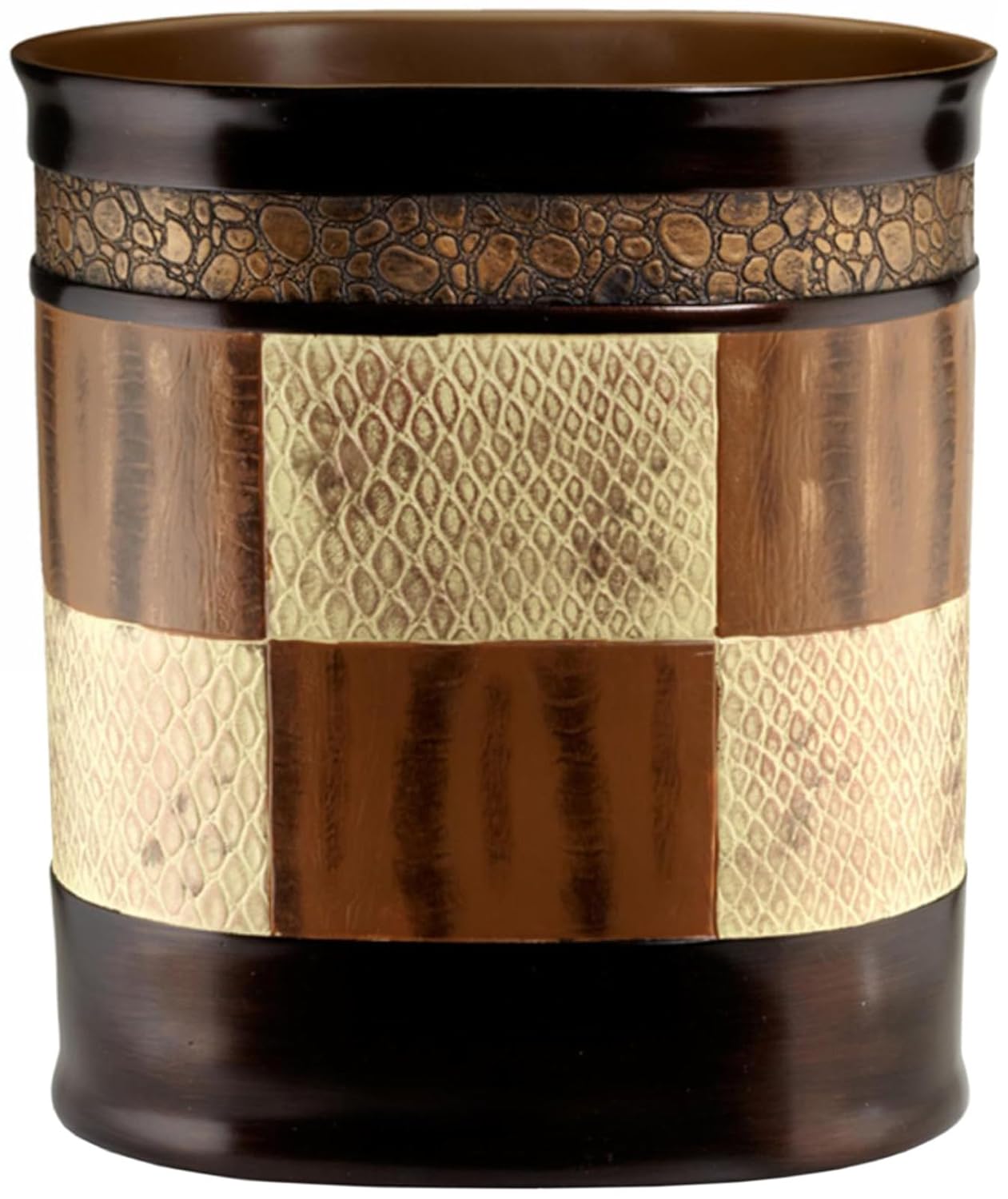 Decorative Trash Can for Bathroom, Office & Bedroom - 2.1 Gallons Stylish & Small Trash Can for