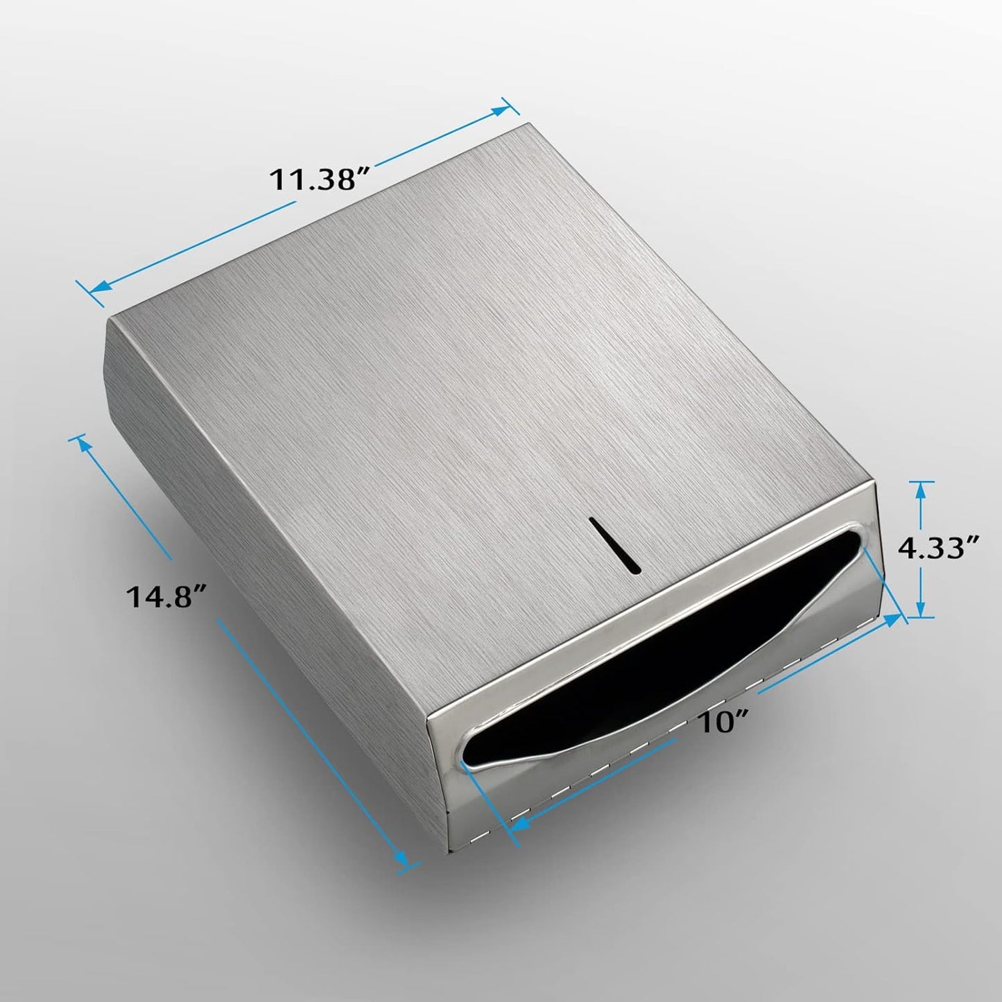 Paper Towel Dispenser Wall Mount - Multifold Trifold Paper Towel Dispensers, Large Capacity