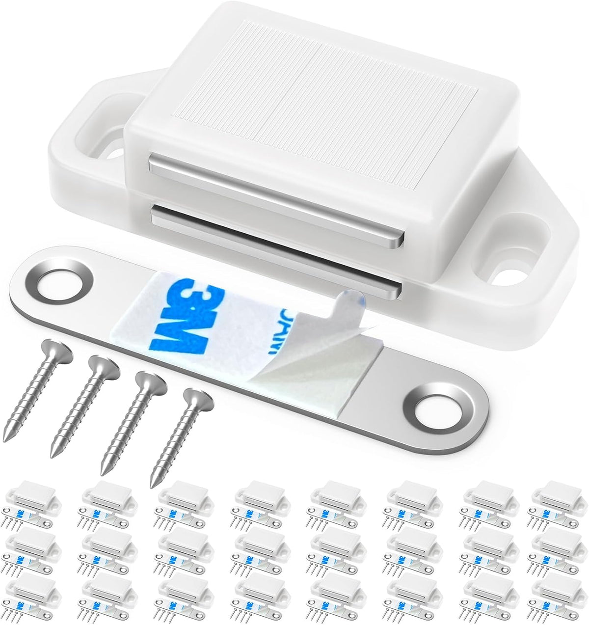 Cabinet Magnetic Catch Door Latch 30LB for Kitchen Drawer Magnets to Stay Closed Magnetic Catch