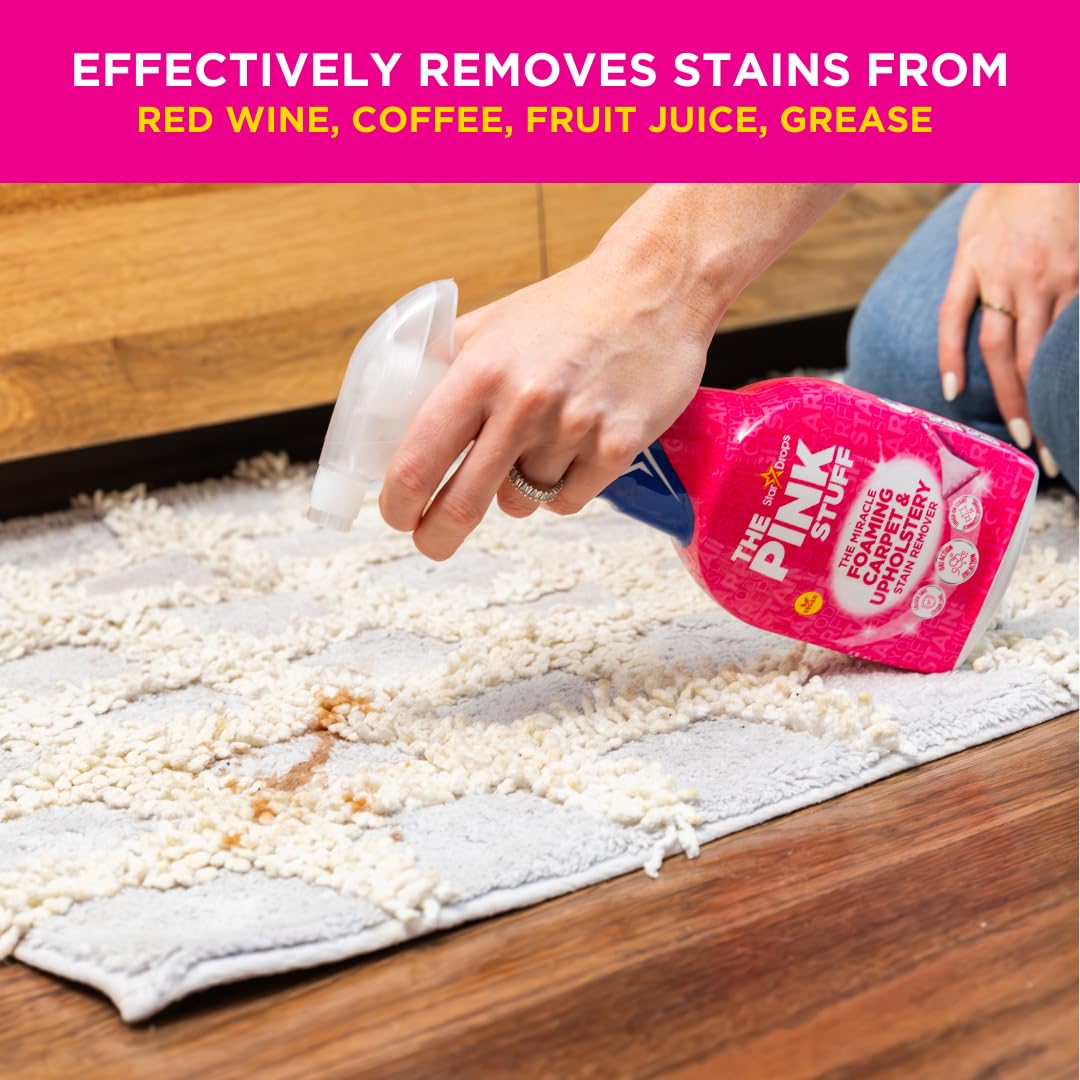 The Pink Stuff Foaming Carpet & Upholstery Stain Remover, 16 Fl Oz – view 3