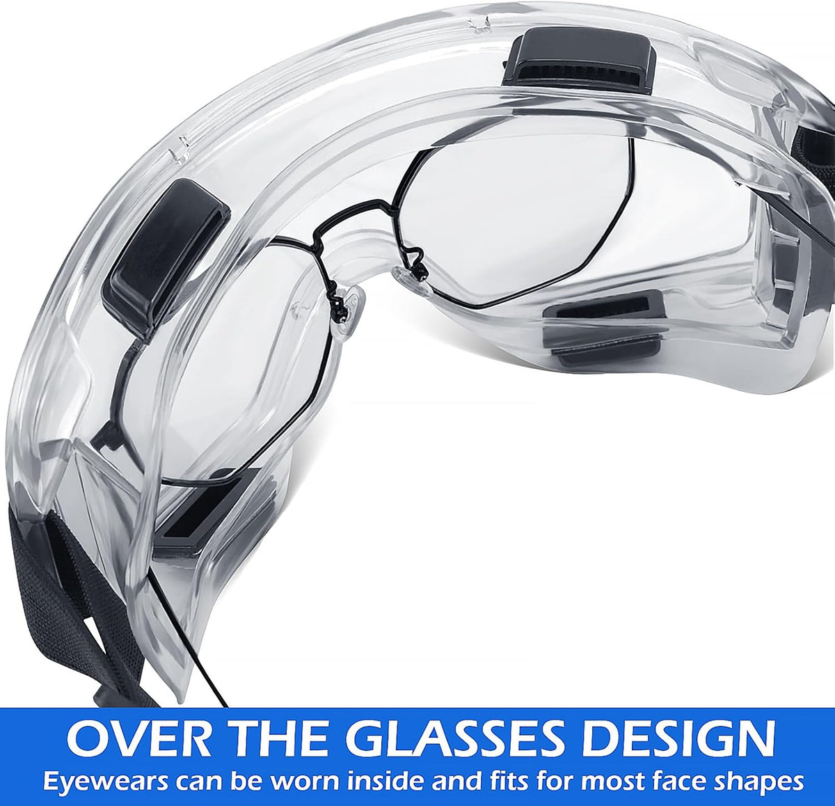 OXG 6 Pack Safety Goggles ANSI Z87.1 Glasses, Anti-Fog Protective Safety Glasses Lab Goggles Men