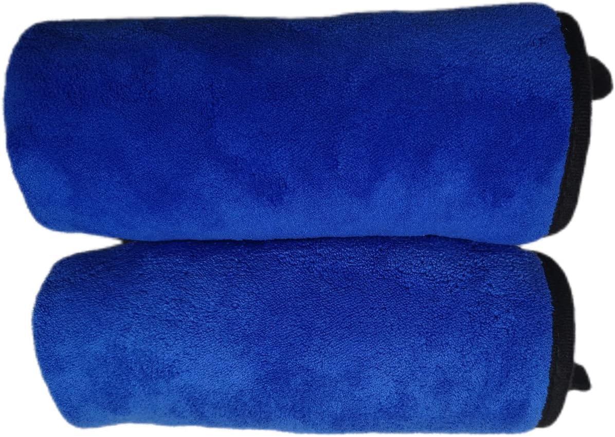 SOFTBATFY Ultrasoft, Large, Thick and Quick Drying Car Microfiber Cleaning Towel 800GSM Polishing