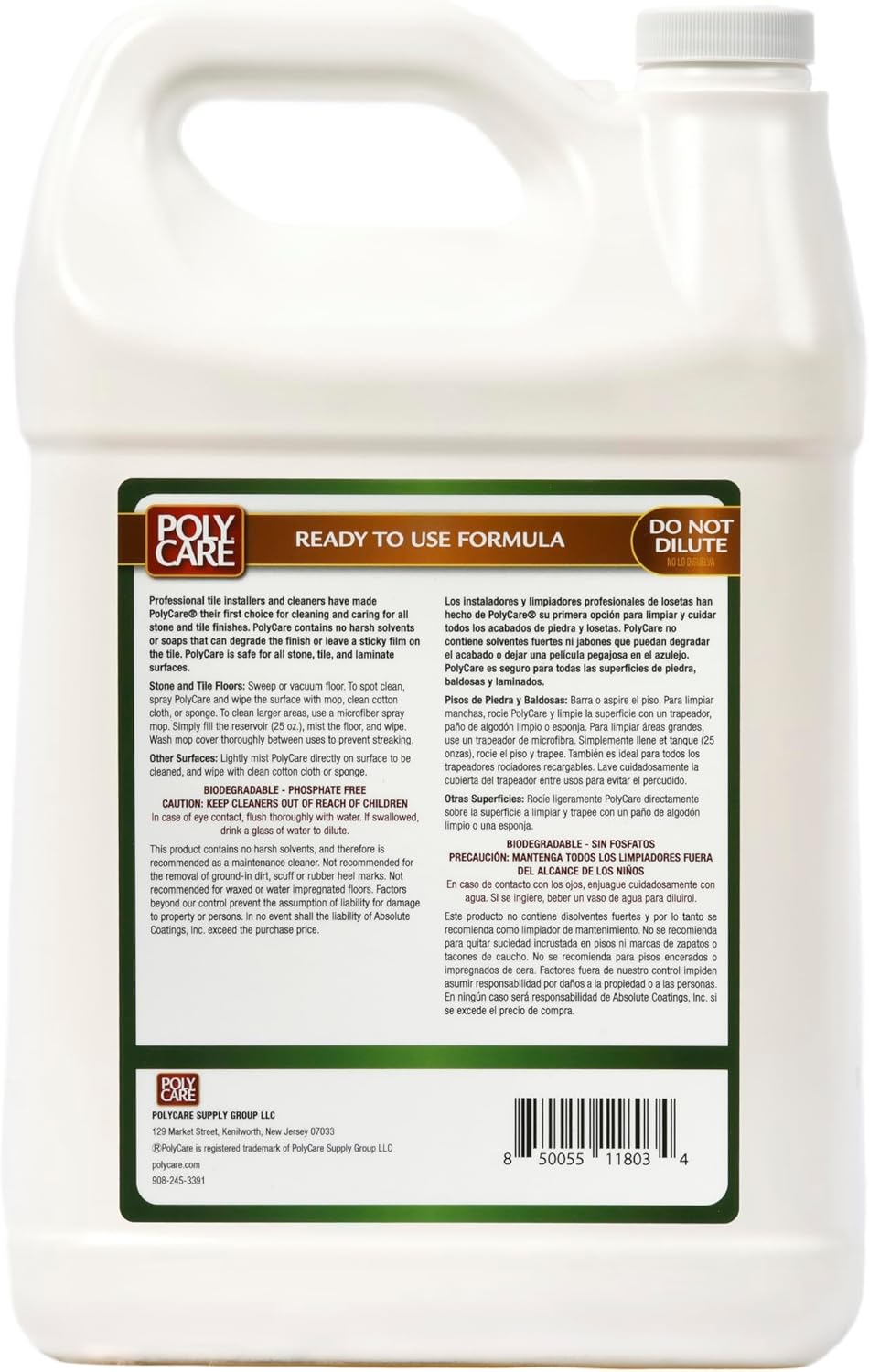 Stone & Tile Floor Cleaner Refill - 128 fl oz - Fresh- Refill for Spray Mops and Spray Bottles