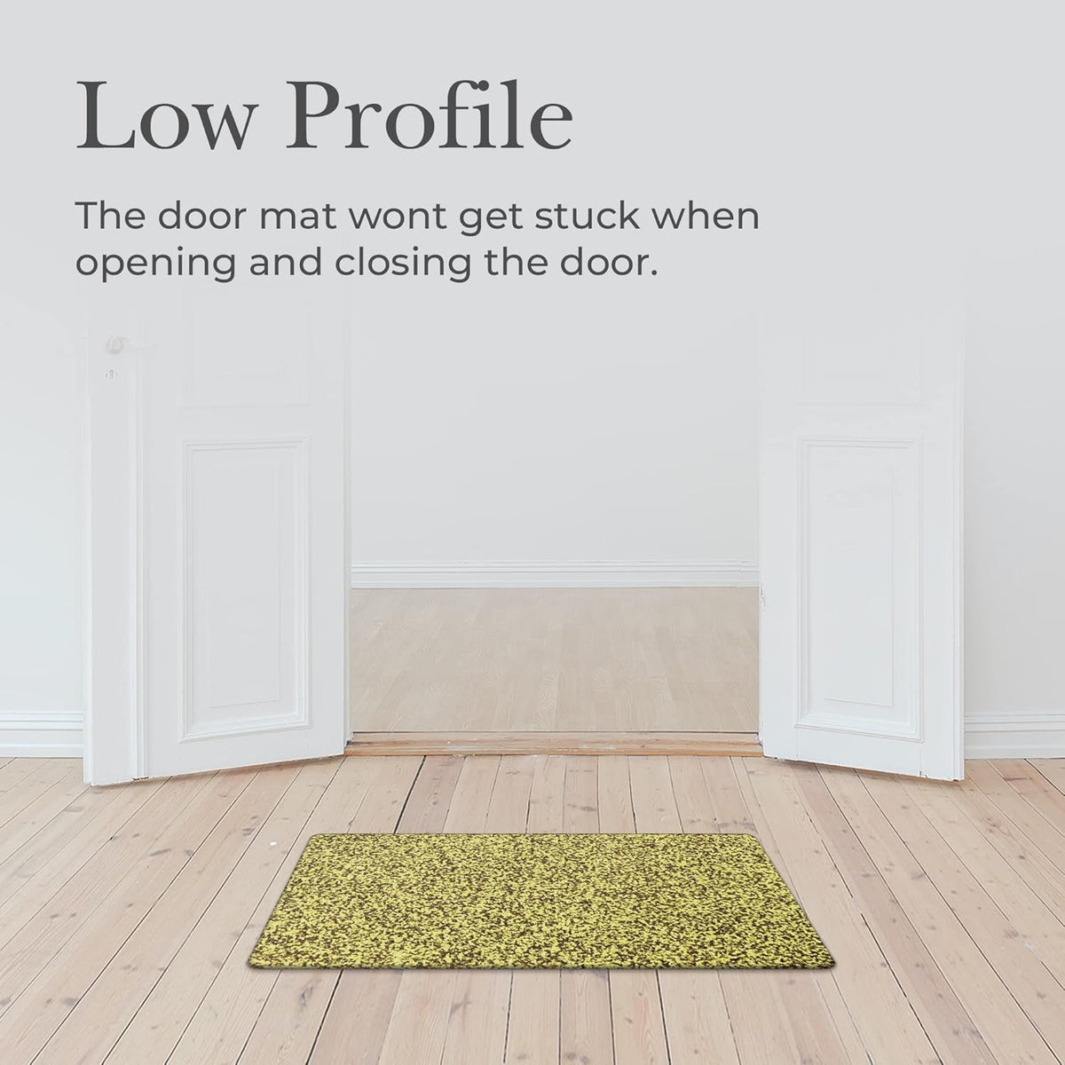 Premium Microfiber Indoor Door Mat – 24"x36" Washable Entry Mat, Non-Slip, Waterproof Backing
