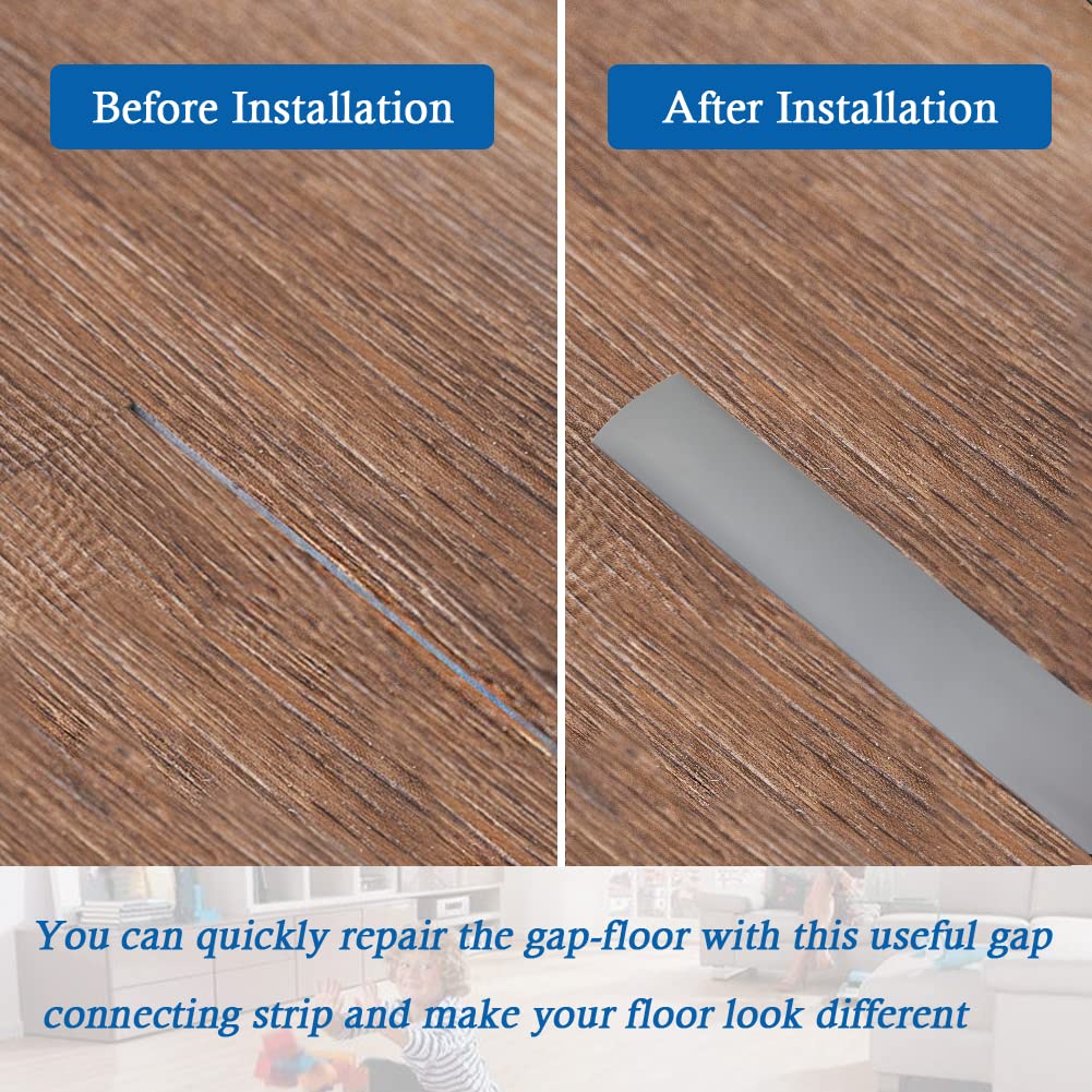 Floor Transition Strip Self Adhesive Floor Cover Strips Laminate 3" Wide Vinyl Flat Divider