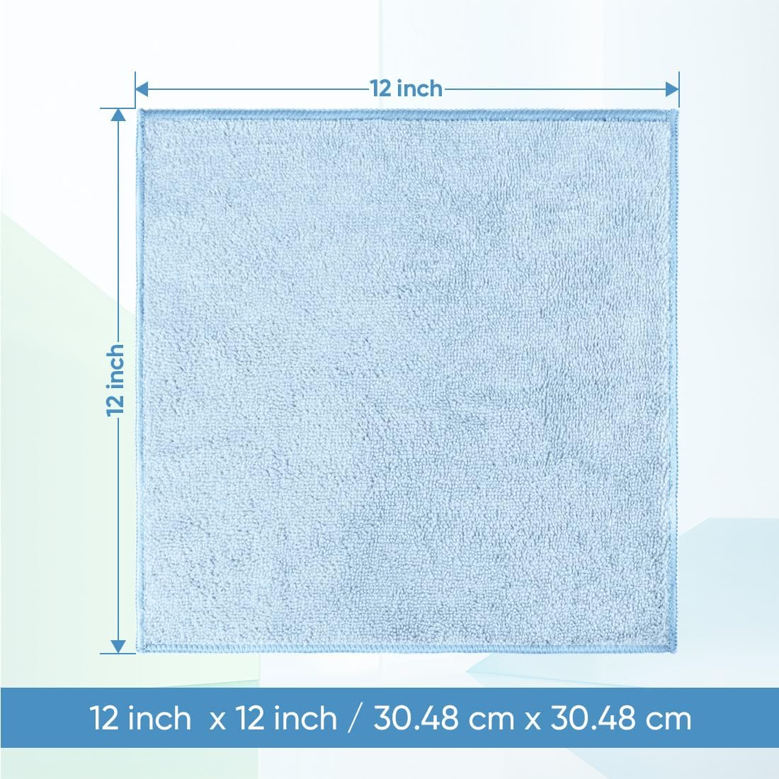 HOMEXCEL Microfiber Washcloths 12 Pack, Highly Absorbent and Soft Face Towel, Multi-Purpose Wash