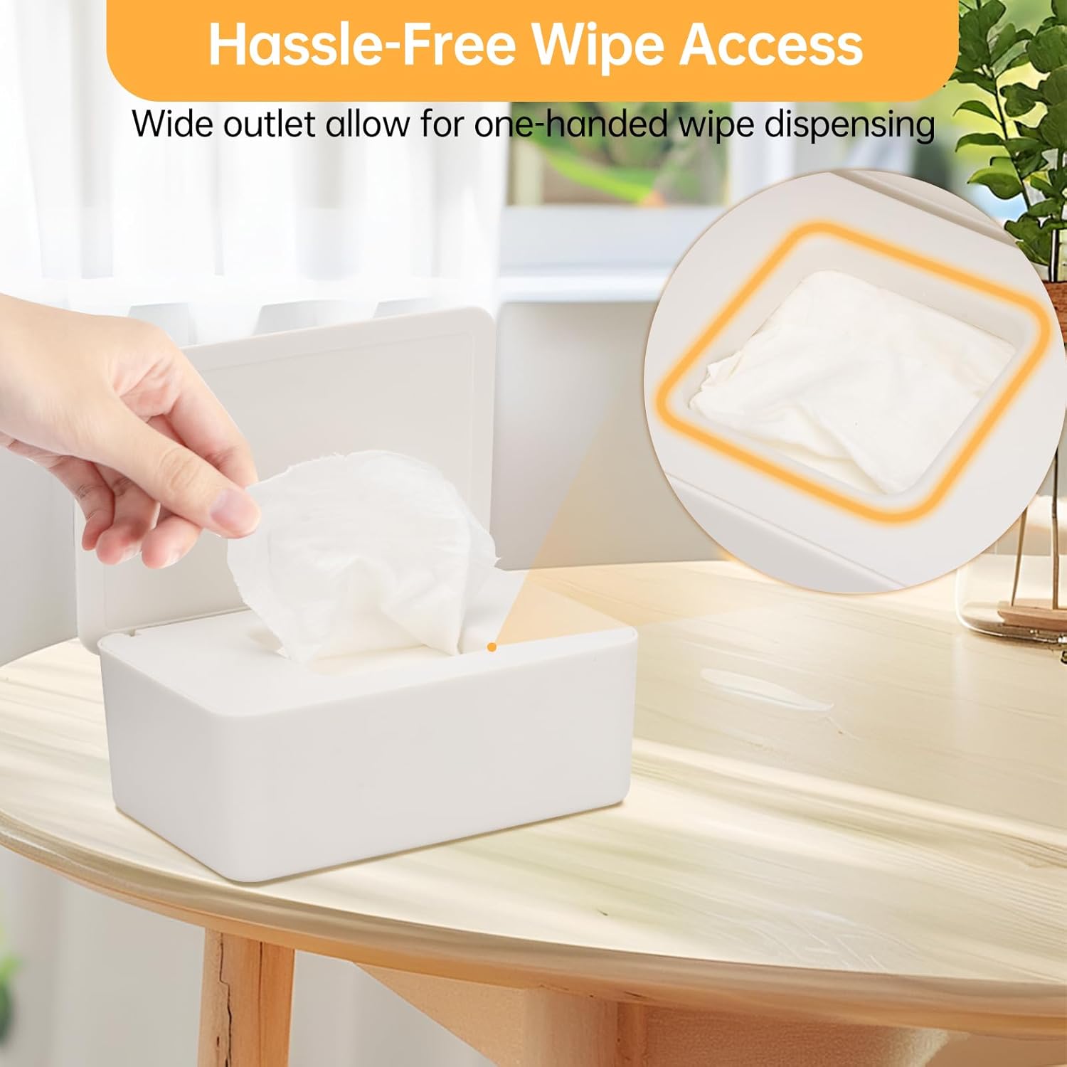 Wipes Dispenser Compatible with Cottonelle Wet Wipes Refill Pack, Refillable Wipes Container