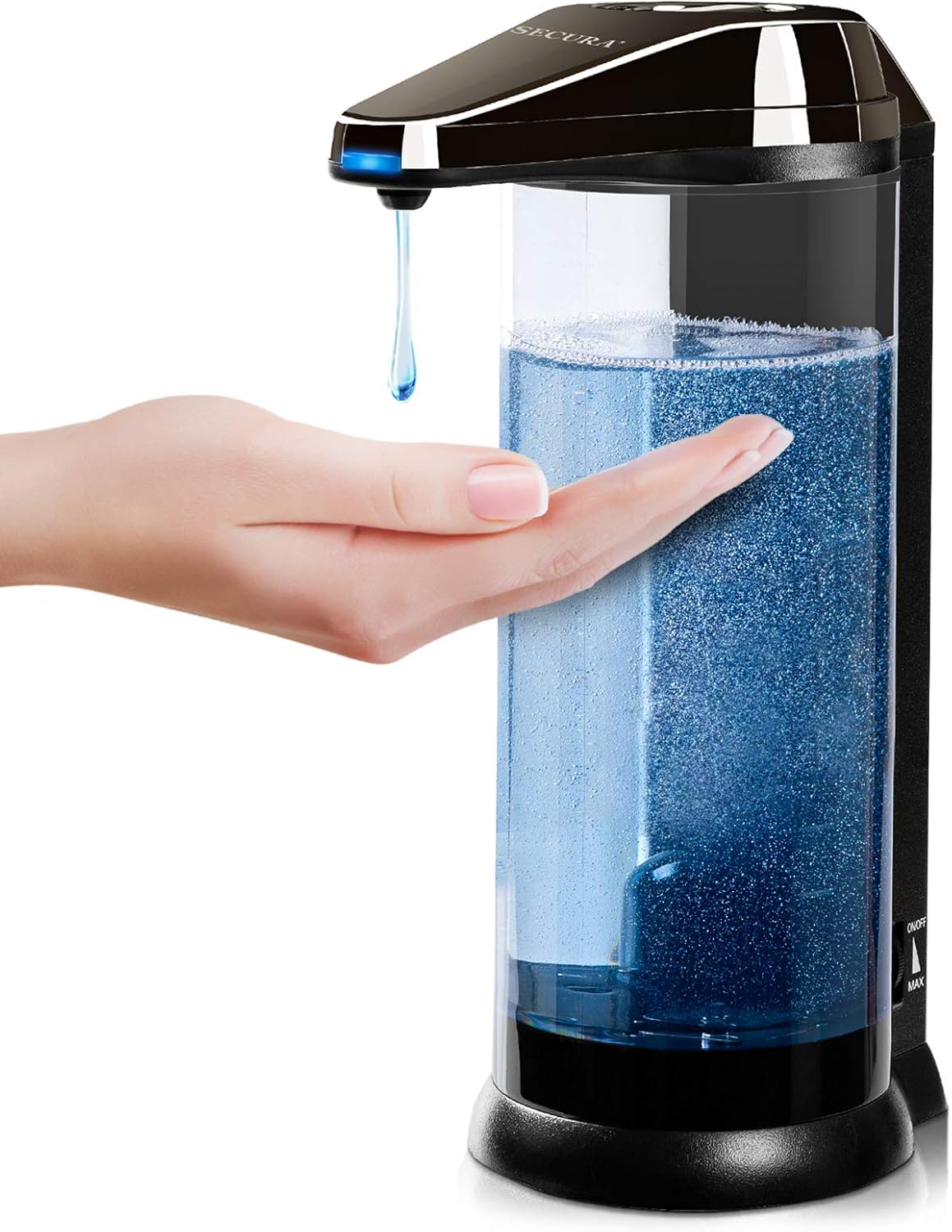 Secura 17oz / 500ml Premium Touchless Battery Operated Electric Automatic Soap Dispenser