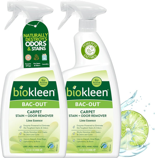 Biokleen Bac-Out Carpet Cleaner Spray, Stain Remover and Odor Eliminator, Use on Area Rugs