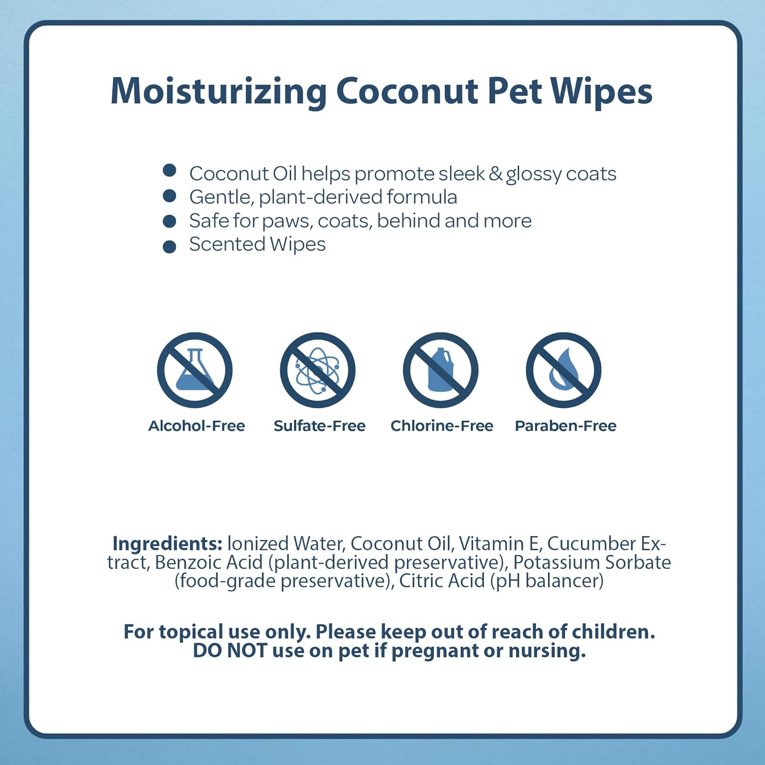 Best Pet Supplies Pet Wipes for Dogs - Dog Wipes Cleaning Deodorizing, for Coats, Ears, Paws