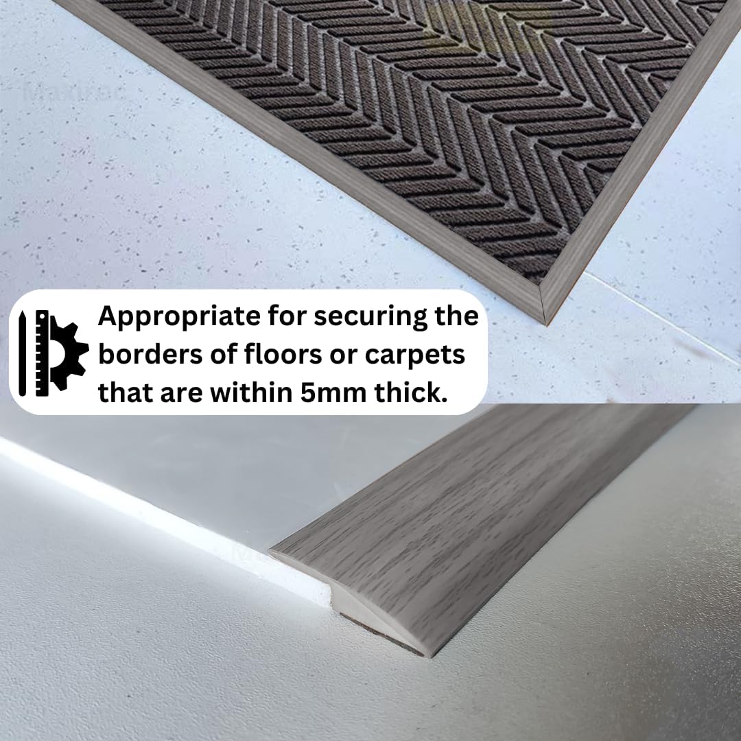 Floor Transition Strip Self Adhesive Carpet Wood Tile Vinyl Flooring Laminate Transition Cover Edge