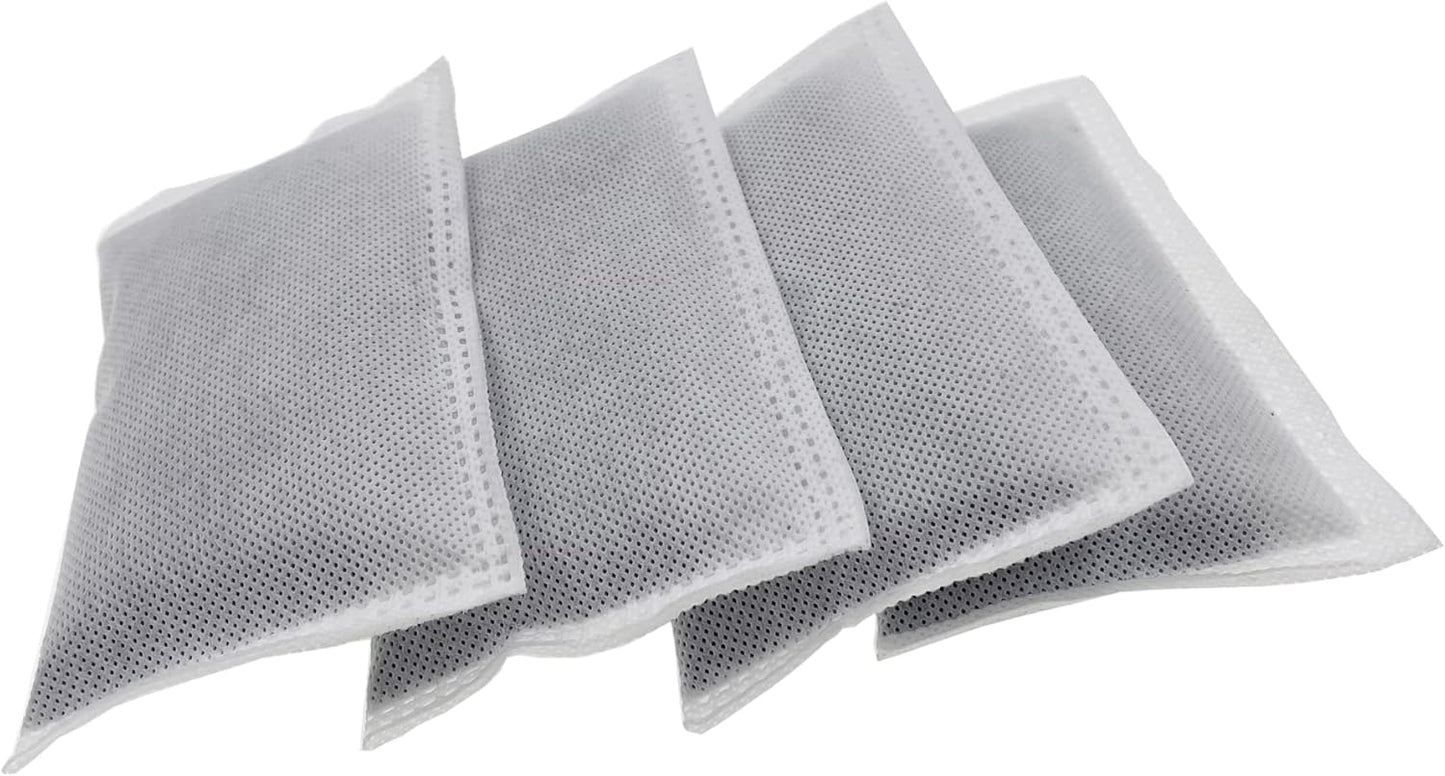 4 Pack Activated Charcoal Odor Absorbing Filter Refill Deodorizer Compatible with iTouchless Trash
