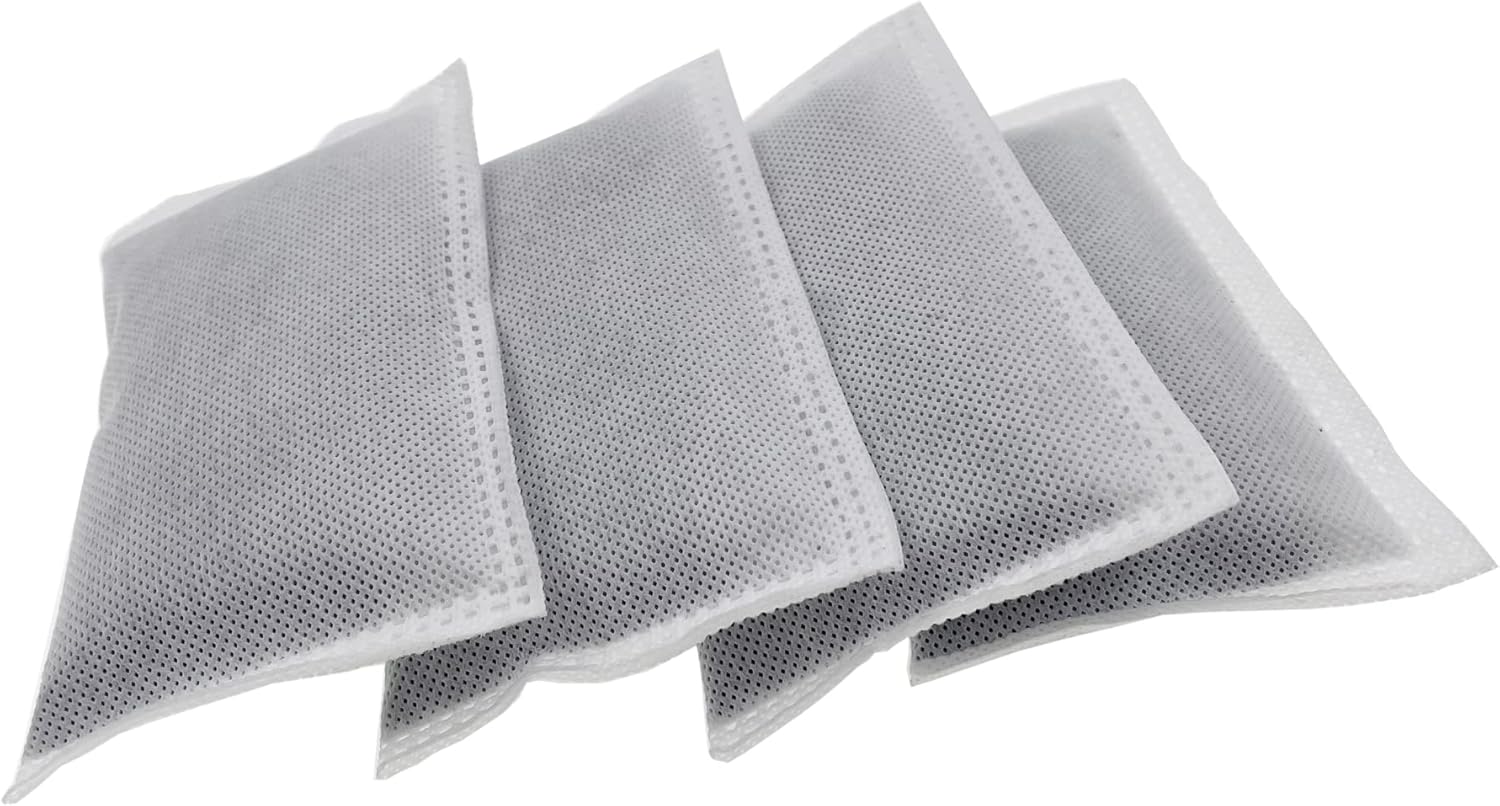 4 Pack Activated Charcoal Odor Absorbing Filter Refill Deodorizer Compatible with iTouchless Trash