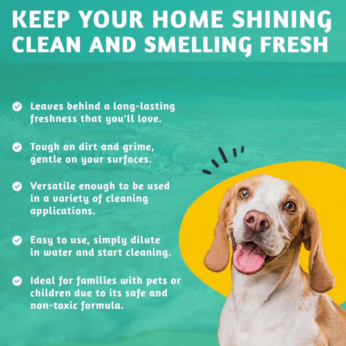 Multi Purpose Cleaner Pet Odor eliminator - pH Neutral - Strong Odor Floor Cleaner - Pet Odor