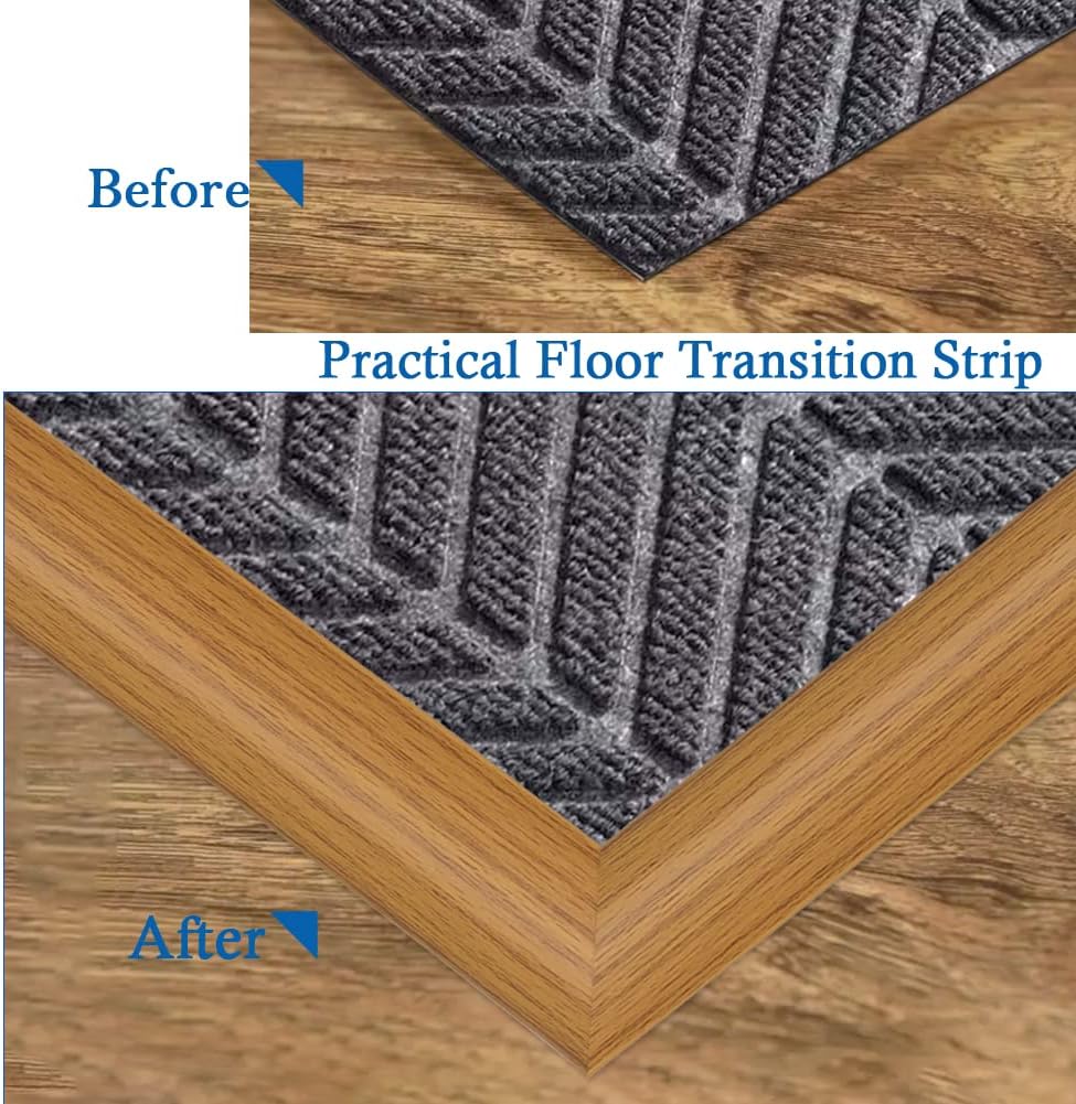 Floor Transition Strip Self Adhesive Carpet & Flooring Transitions Edging Trim Strip PVC Threshold