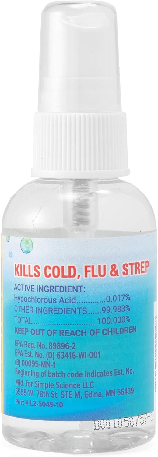CleanSmart To Go Disinfectant Kills 99.9% of Viruses, TSA-Approved for Safe Travel, 2 oz Bottle