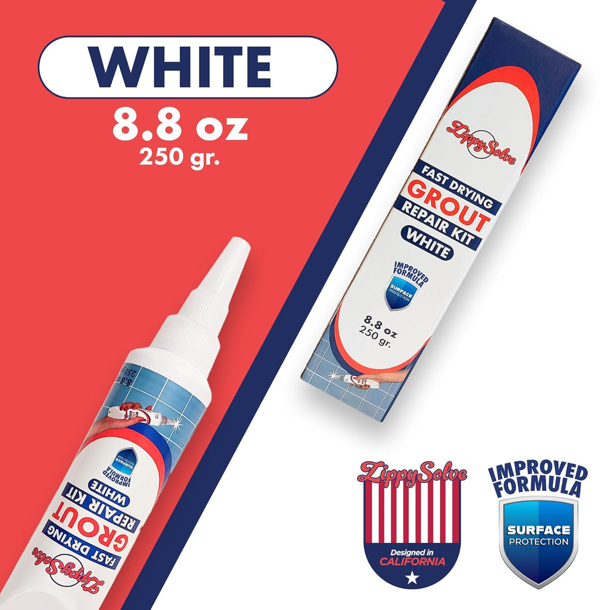 Tile Grout, Repair Kit, Restore & Renew Tile Joints Line, Fast Drying Grout Paint Squeeze Tube for