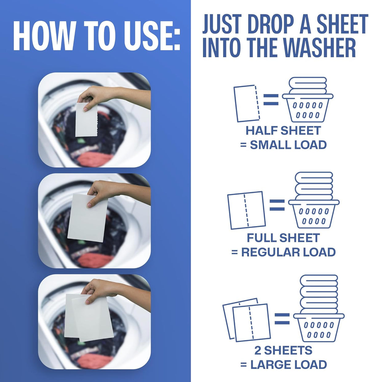 Sudstainables Fabric Softener Sheets for Washer – Laundry Softener Sheets for Washing Machines