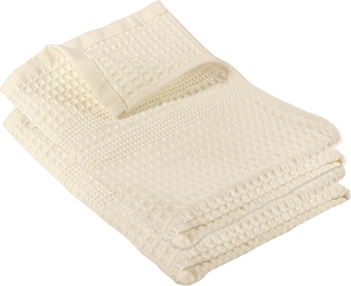 GILDEN TREE Waffle Hand Towels for Bathroom Quick Dry Towel Super Absorbent Thin 100% Cotton Hand