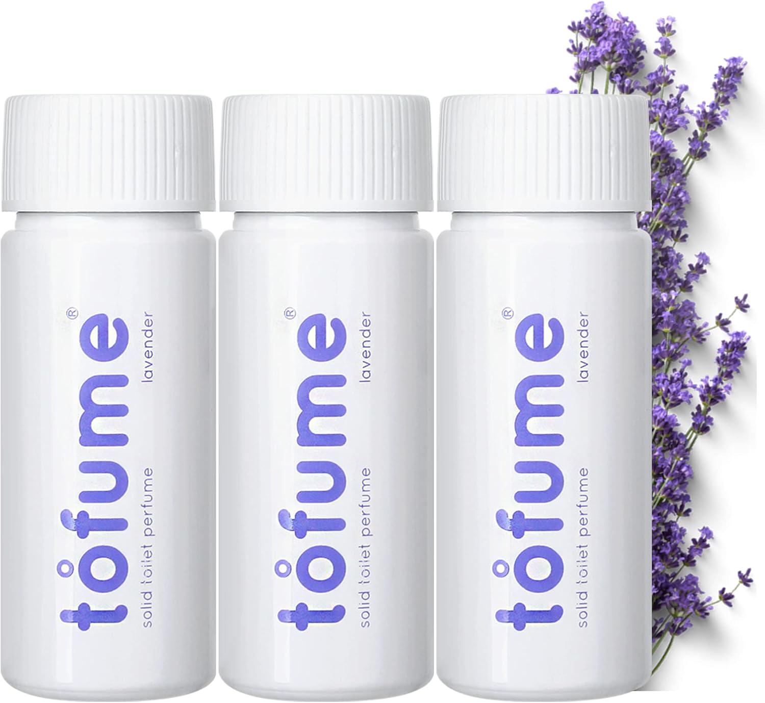 Effervescent Bathroom Air Freshener - Floral Lavender - Toilet Deodorizer, Bathroom Odor