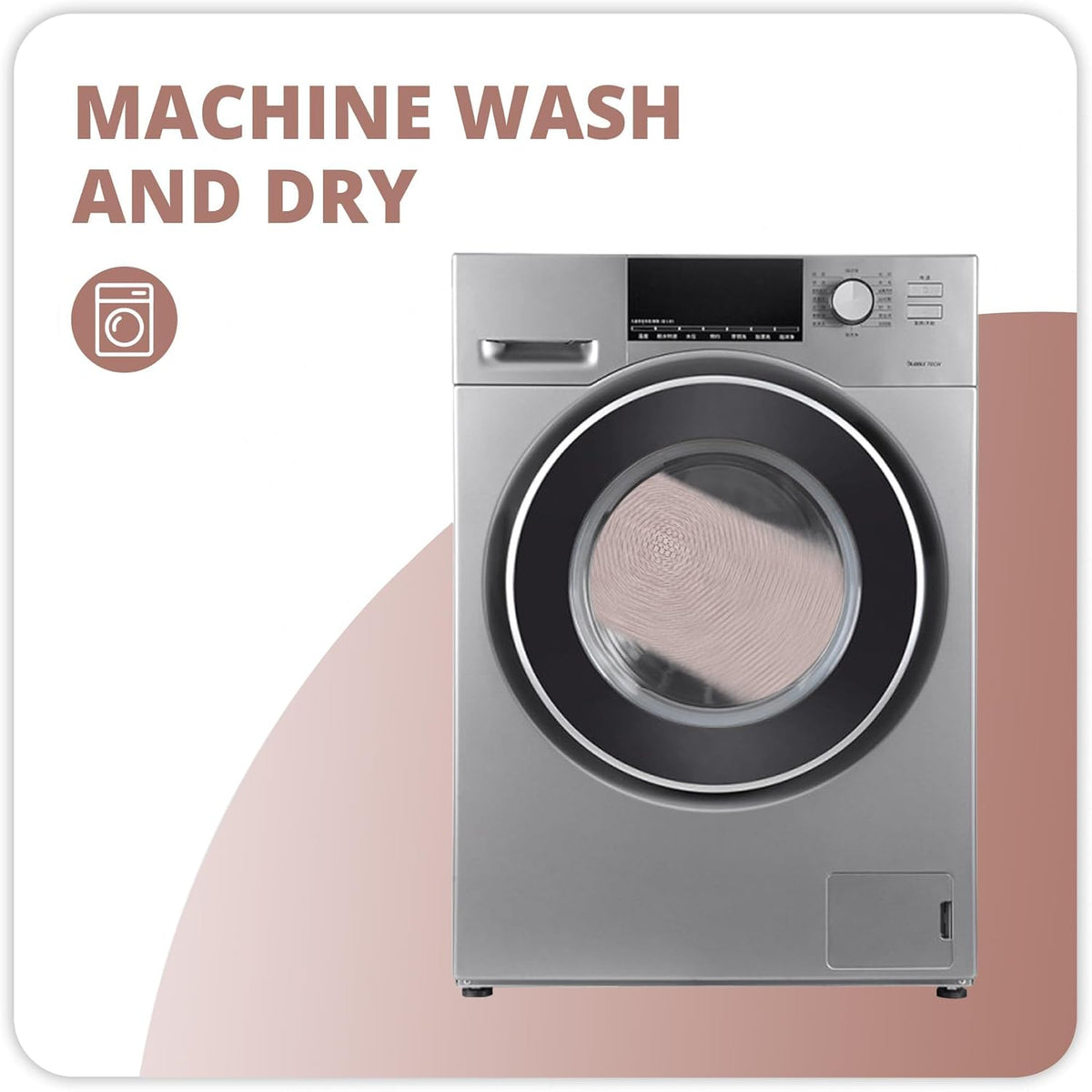 Bath Mat,Ultra Thin Bathroom Rugs,Rubber Bath Mats for Bathroom,No Slip Bath Rugs,Quick Dry,Machine