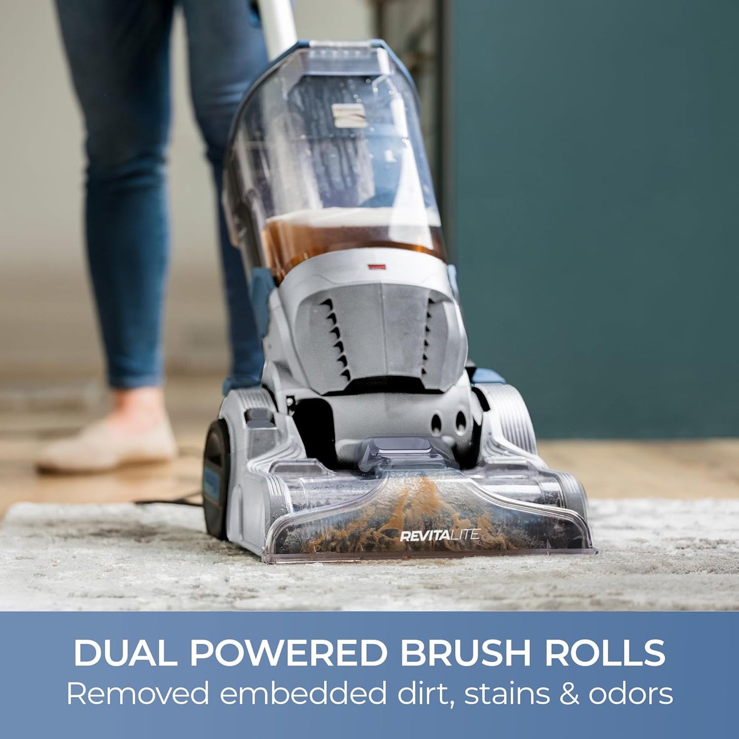 Kenmore KW4010 Pet Portable Carpet Cleaner Machine with High Cleaning Power, 3.2L Clean Tank & 1.4L