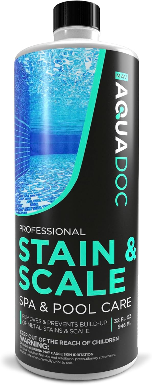 Spa Stain and Scale Control for Hot Tubs, Scale Metal & Stain Control for Hot Tubs, Prevent &