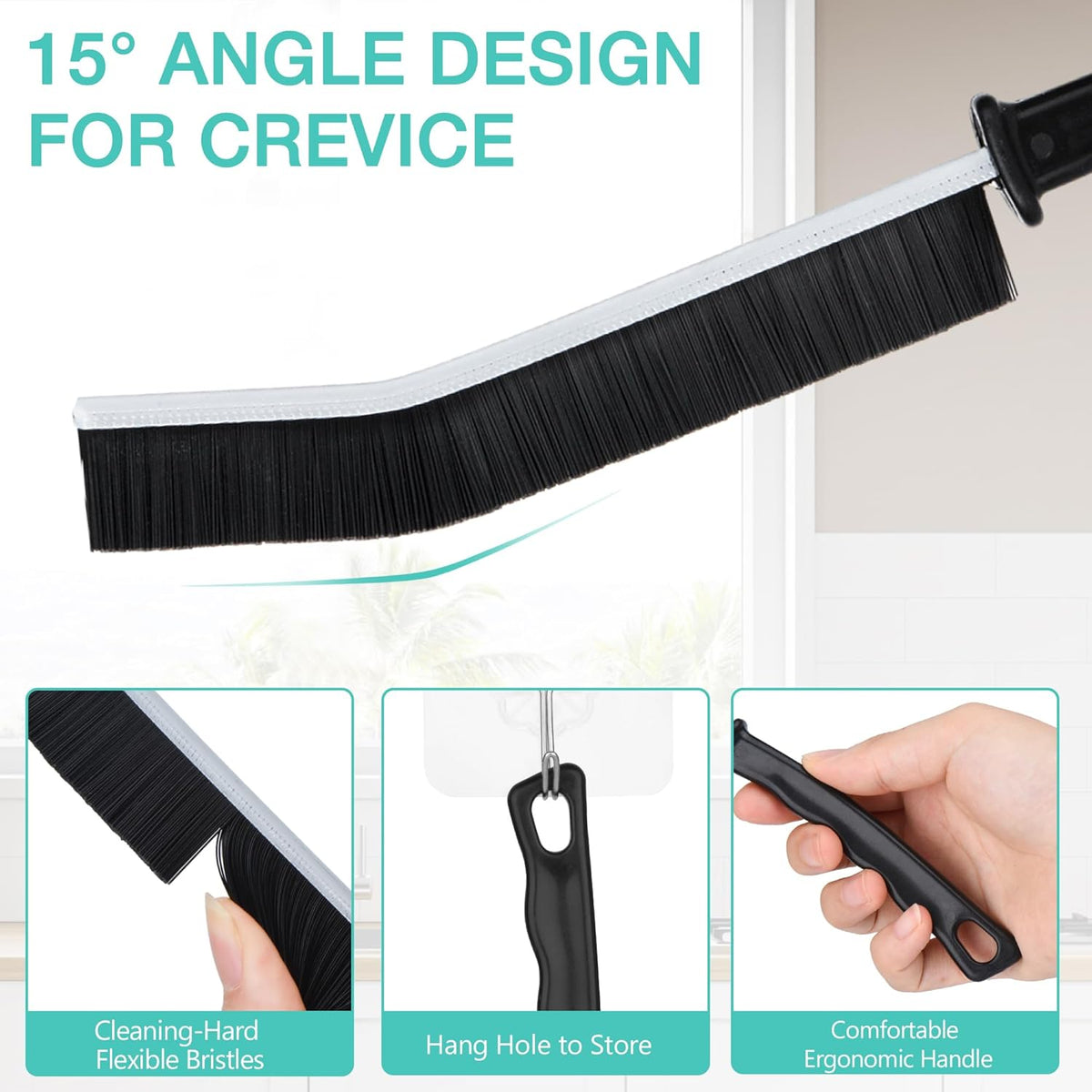 Crevice Cleaning Brush,12 Pcs Cleaning Supplies Cleaning Brush Tools,Hard Bristle Cleaning Brushes