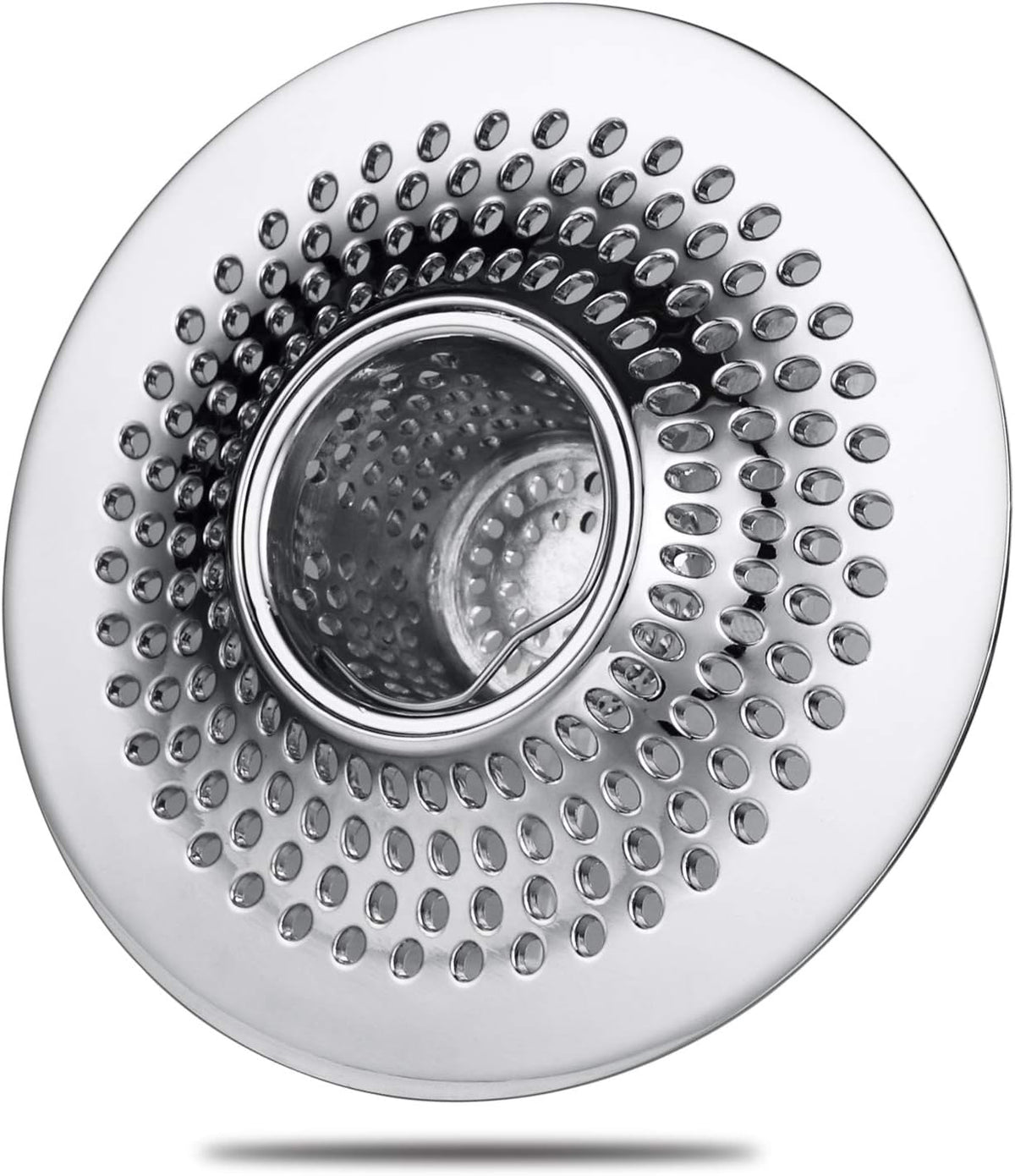 MFTEK Drain Hair Catcher Tub Drain Protector, Stainless Steel Bathtub Shower Drain Hair Stopper