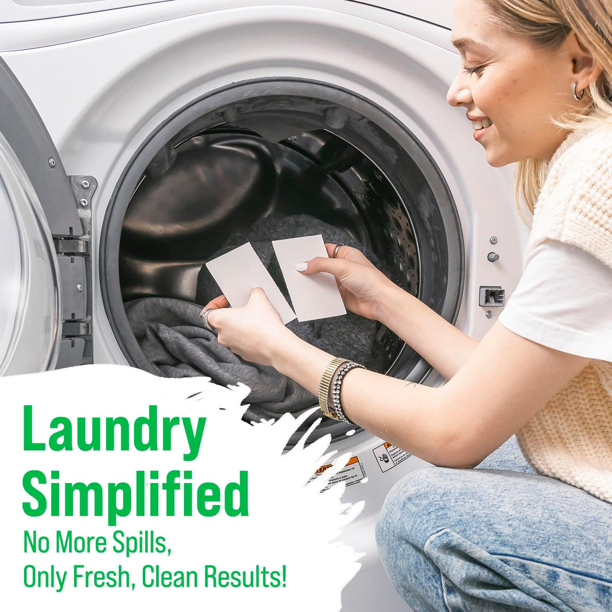 Rockin' Green Active Wear Travel Laundry Detergent Sheets Unscented - Mess-Free Laundry Sheets