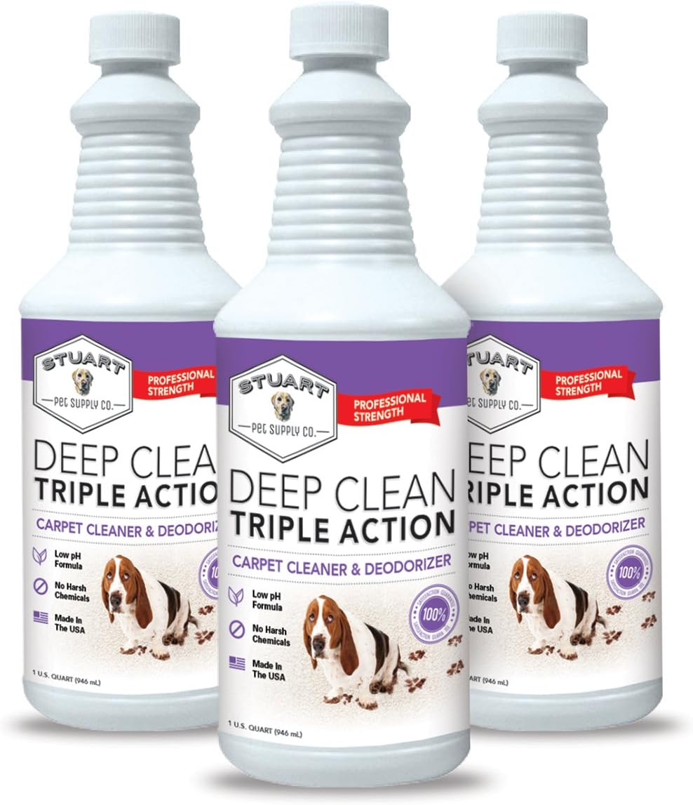 Professional Strength Deep Clean (Gal.) 3X Carpet Cleaner Solution & Deodorizer, Concentrated