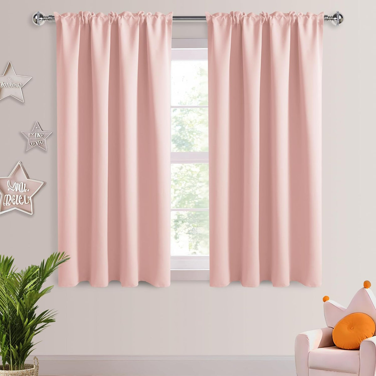 DWCN Blackout Curtains – Thermal Insulated, Energy Saving & Noise Reducing Bedroom and Living Room