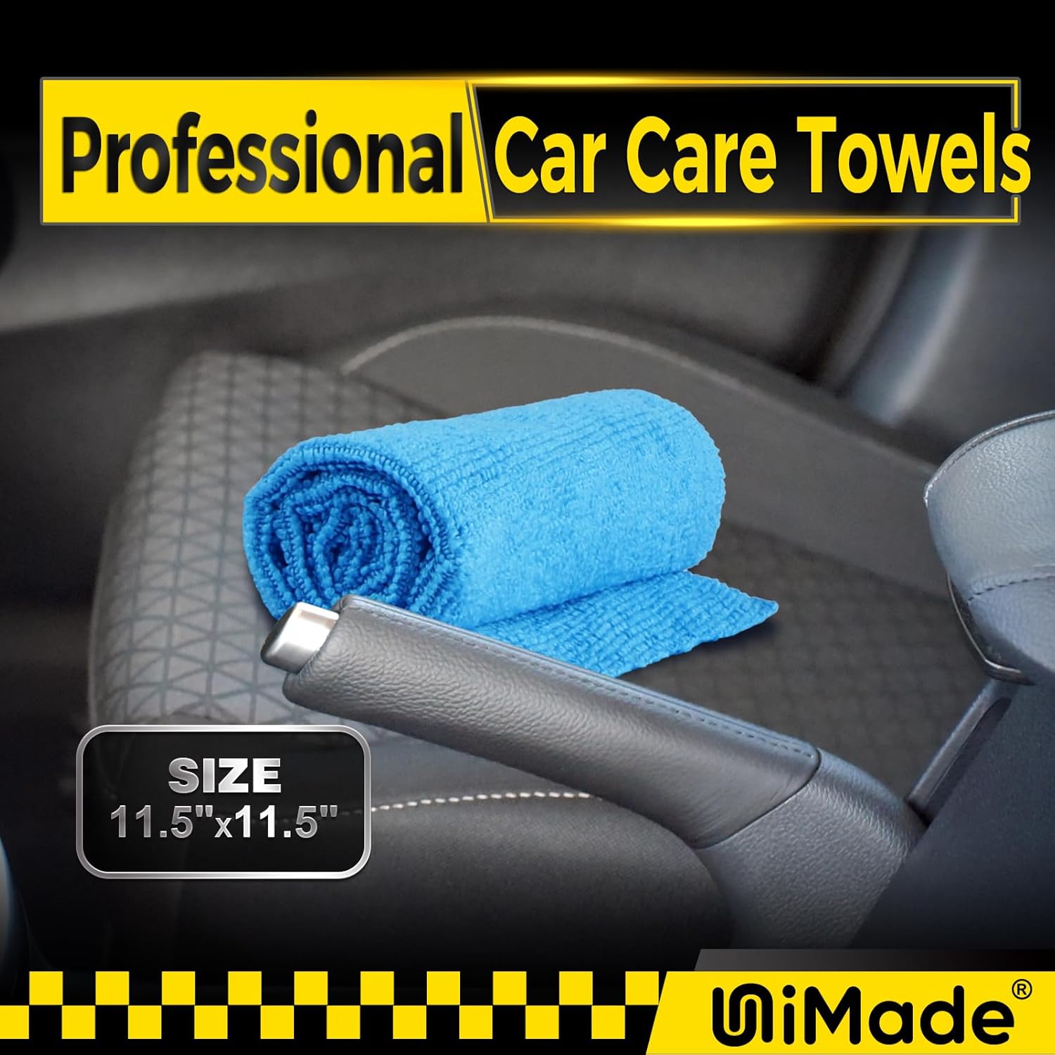 Shop Towels, 100 Pack Commercial Grade Work Rags Microfiber Towels for Cars Cleaning Rags Bulk