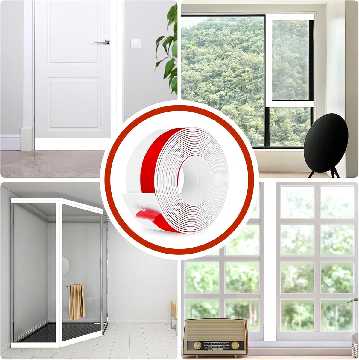 Weather Stripping Self Adhesive Door Draft Stopper Flexible Shower Door Bottom Seal Silicone Seal