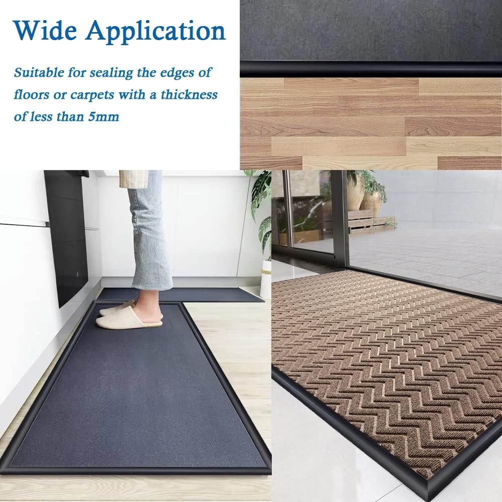 Floor Transition Strip Self Adhesive Carpet & Flooring Transitions Edging Trim Strip PVC Threshold