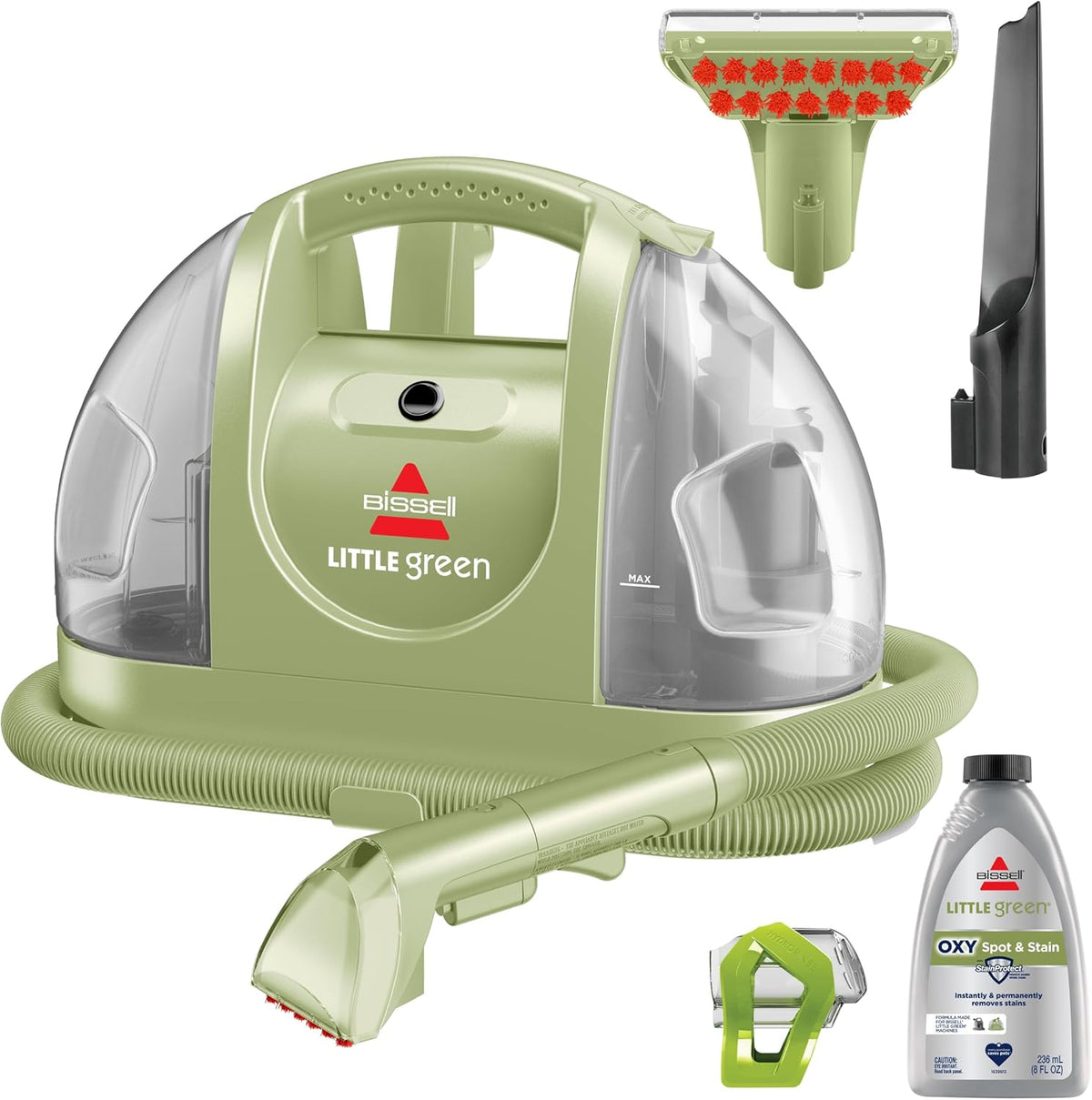 BISSELL Little Green Multi-Purpose Portable Carpet and Upholstery Cleaner, Car and Auto Detailer