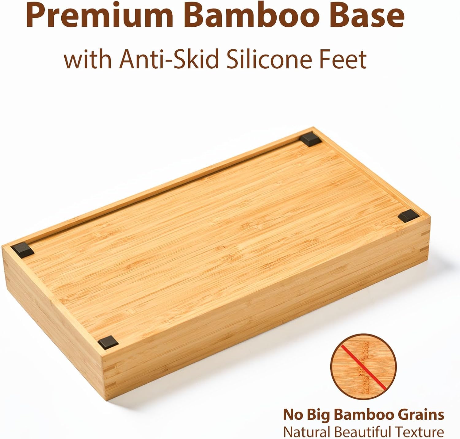 Umilife Bamboo Kitchen Drawer Organizer, 8 Inch – view 4