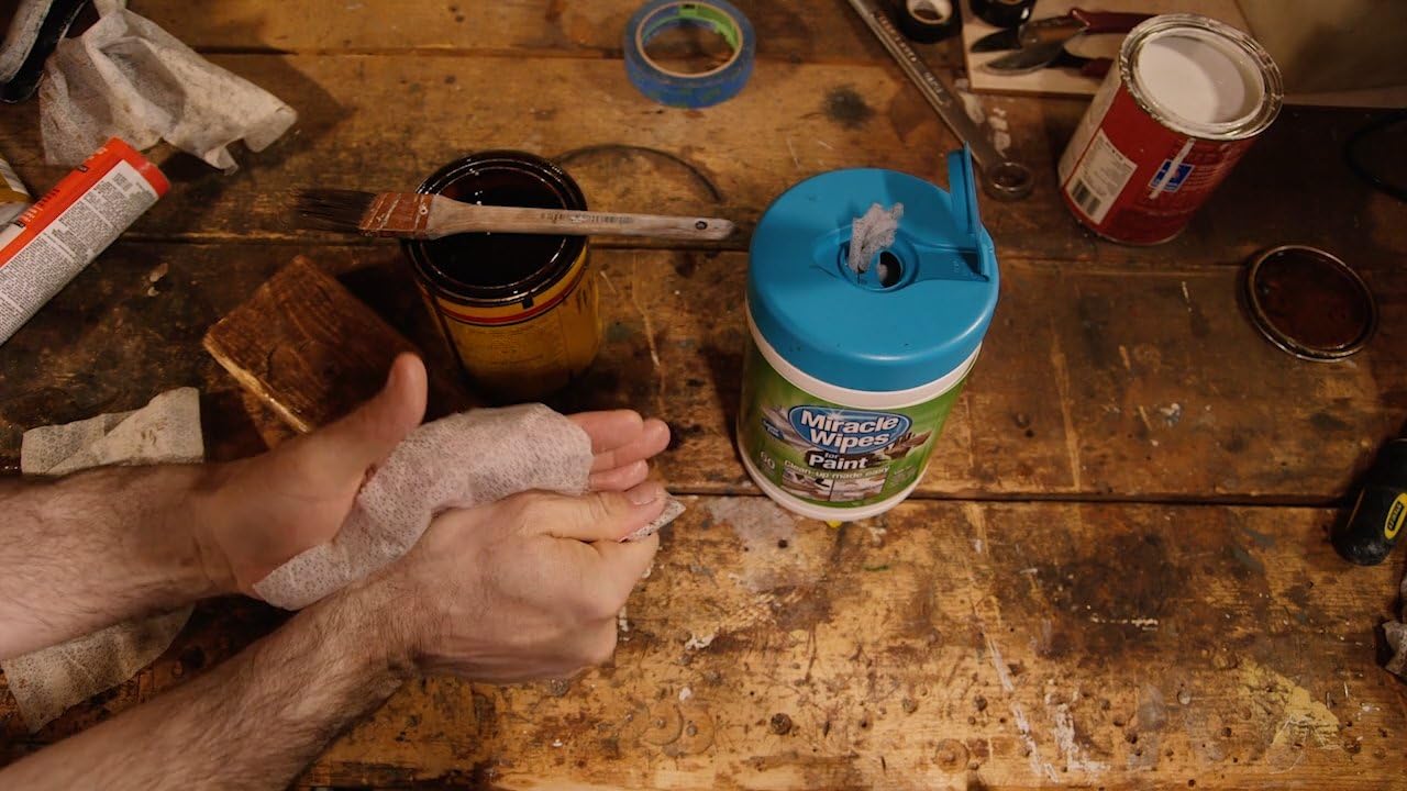 MiracleWipes for Paint Prep & Cleanup, Remove Tough Grime Build-Up, Wet Paint, Caulking, Epoxy