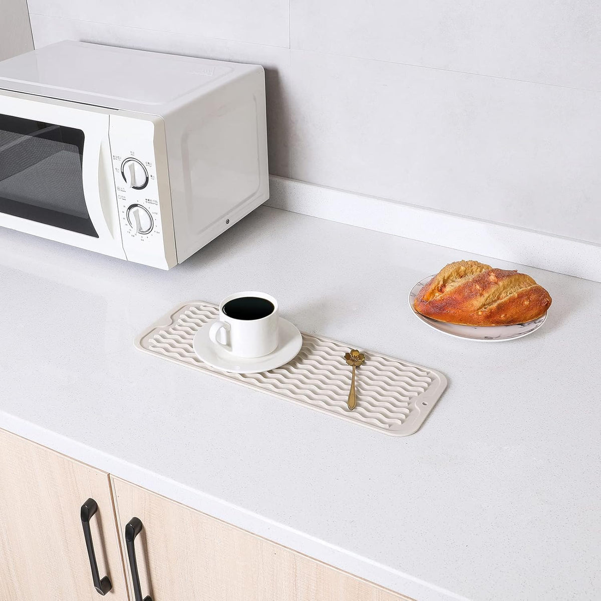 Silicone Dish Drying Mat for Multiple Usage,Easy clean,Eco-friendly,Heat-resistant Silicone Mat for