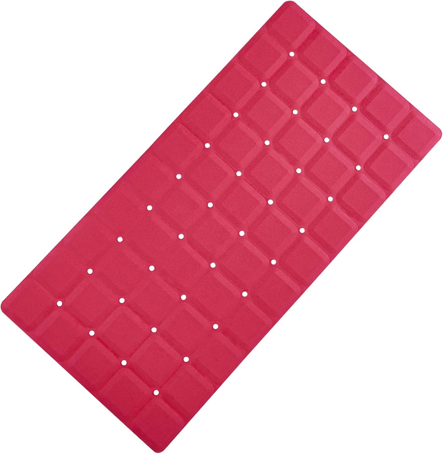 Foldable Silicone Bathtub Mat: Jumbo Size Heavy Duty Safety Bath Mat for Tub Without Suction Cups