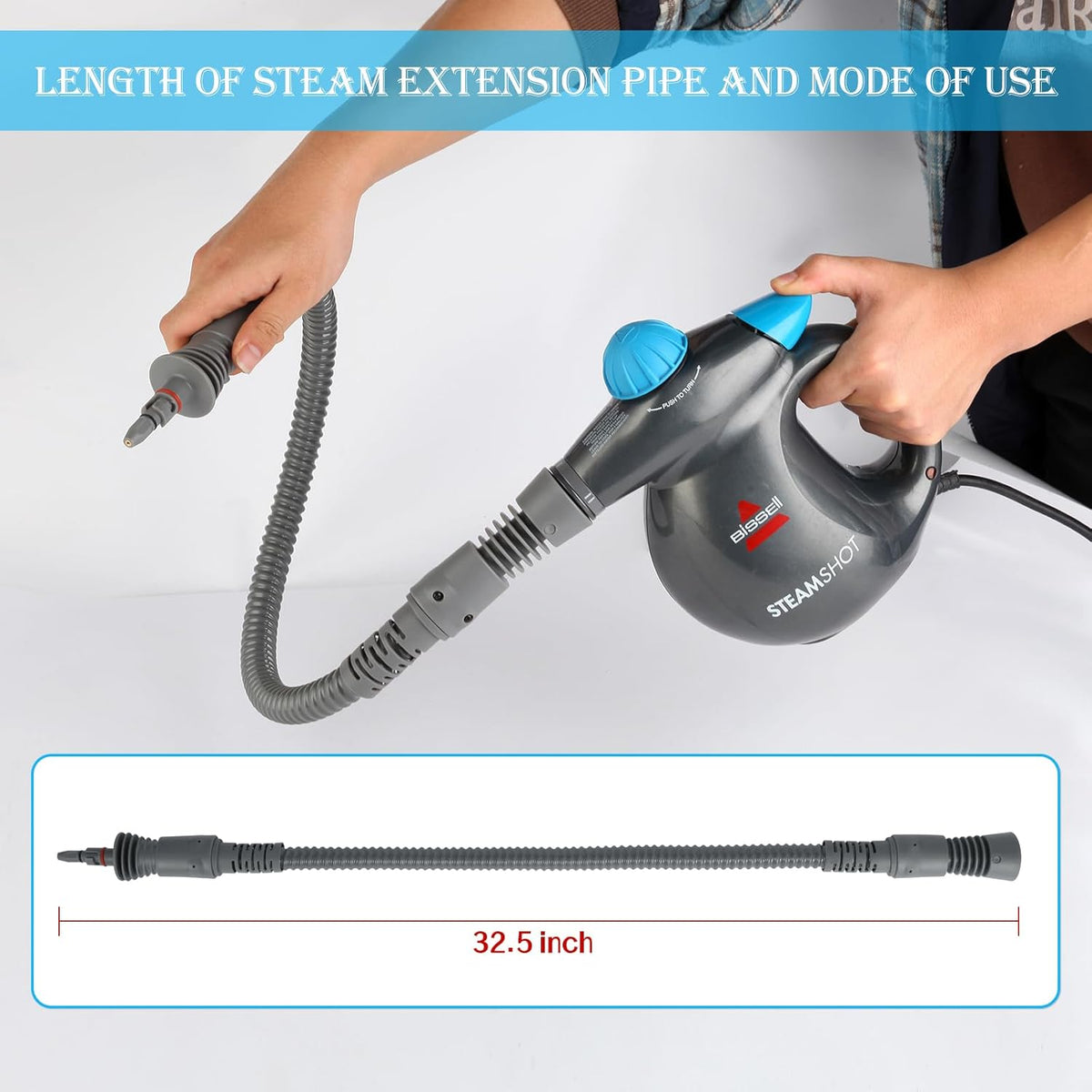 39N7A 32.8in Steam Extension Hose Replacement Parts Compatible with Bissell SteamShot Hard Surface