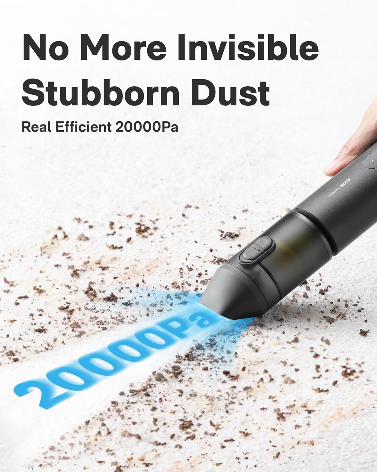 HOTO Handheld Car Vacuum Cleaner Cordless, 4-in-1 Portable Mini Vacuum with 20000Pa Strong Suction