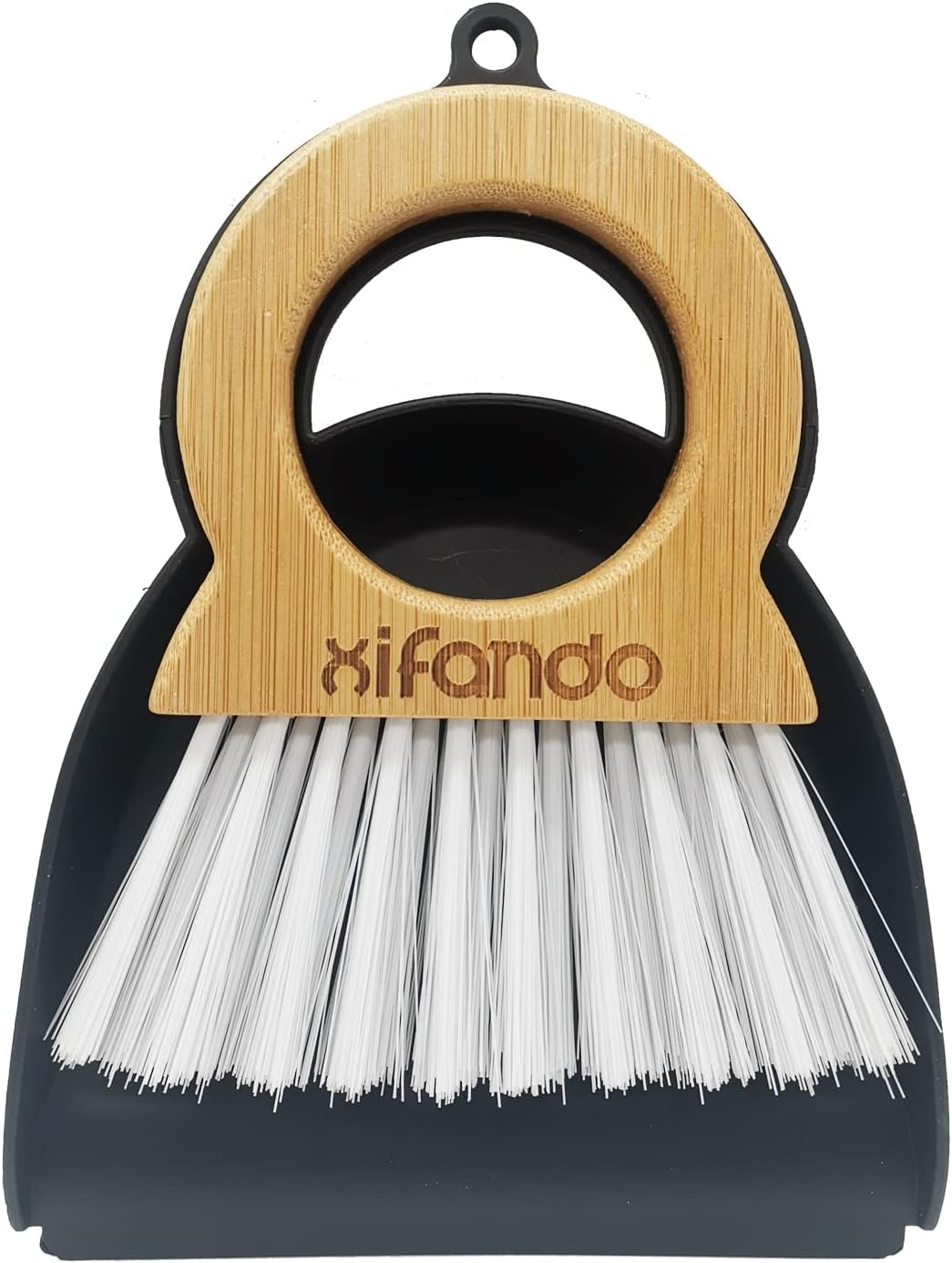 Mini Broom and Dustpan for Housekeeping-Bamboo Handle Small Broom and Dustpan Set Combination Mini